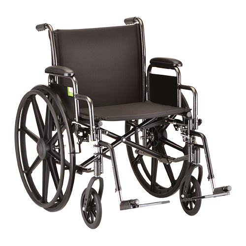 Standard Wheelchair, 20 Inch - MetroCare
