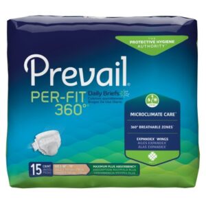 A package of prevail per-fit 3 6 0 briefs