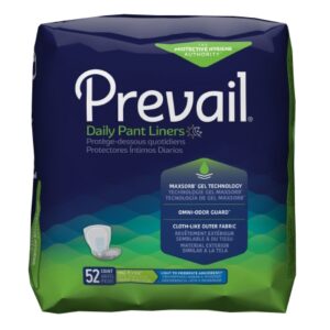 A package of prevail daily plant liners